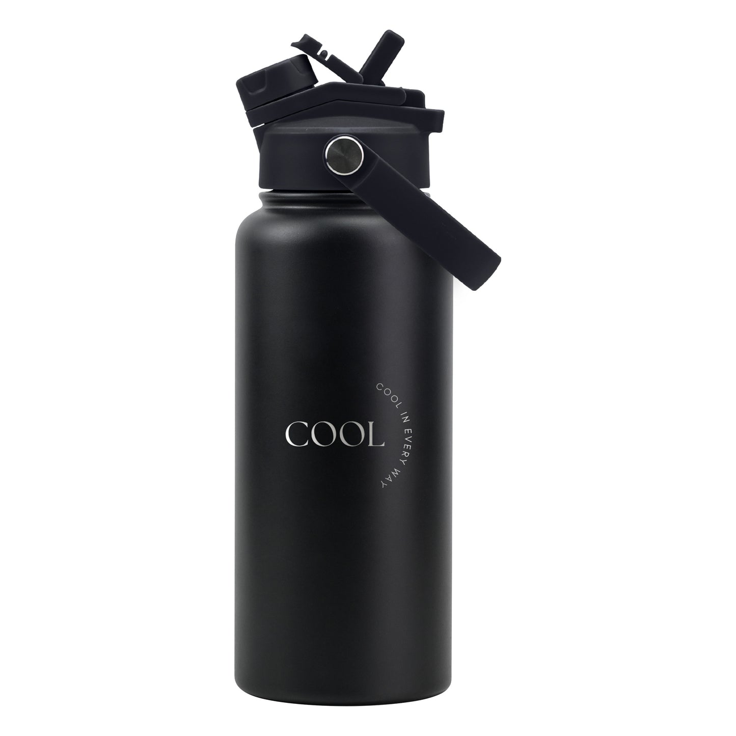 Jet Black - 950ml Cool Bottle