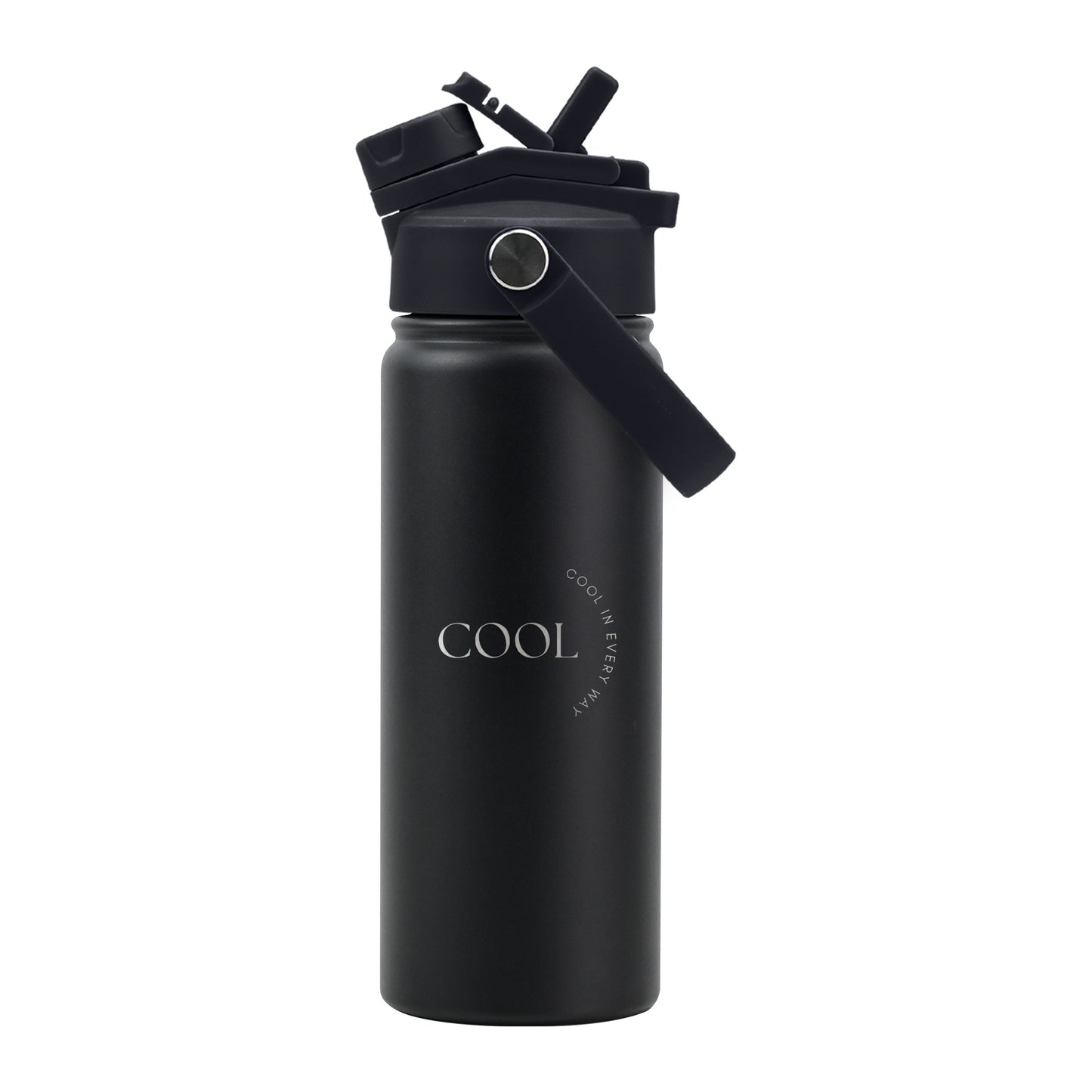 Jet Black - 532ml Cool Bottle